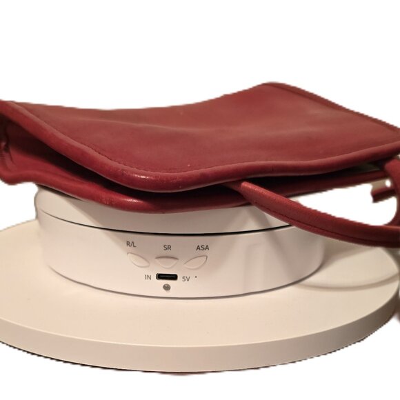 Coach Disco Crossbody Small Red Leather Shoulder Handbag ~ Vintage EVC - Picture 4 of 9